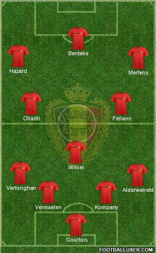 Belgium Formation 2014