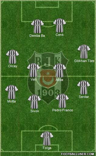 Besiktas JK Formation 2014