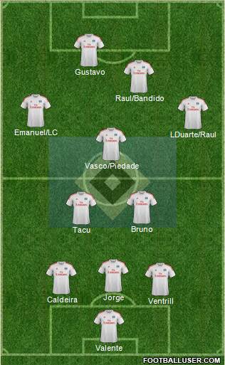 Hamburger SV Formation 2014