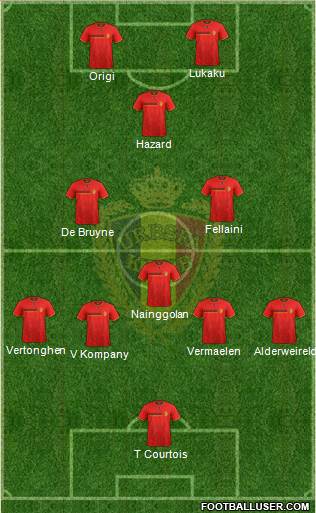 Belgium Formation 2014
