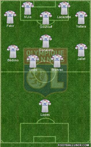 Olympique Lyonnais Formation 2014