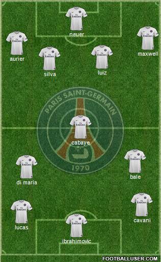 Paris Saint-Germain Formation 2014
