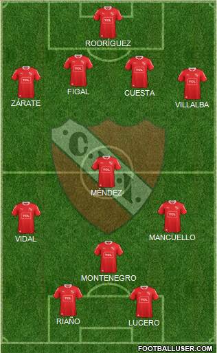 Independiente Formation 2014