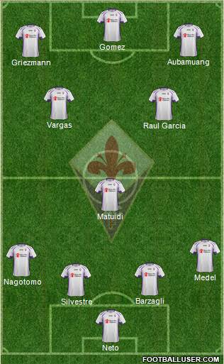 Fiorentina Formation 2014