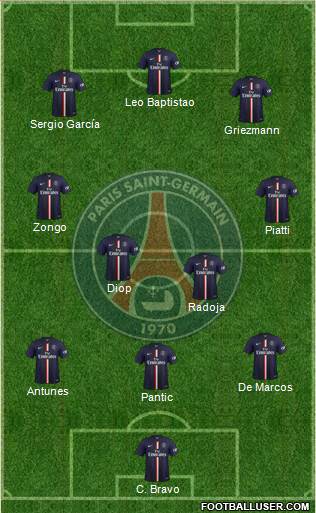 Paris Saint-Germain Formation 2014