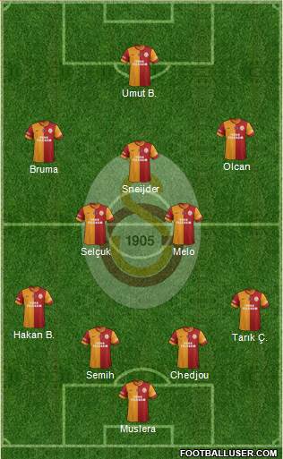 Galatasaray SK Formation 2014
