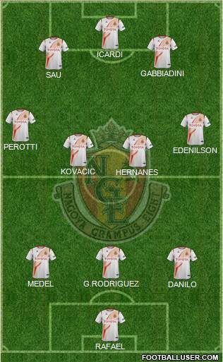 Nagoya Grampus football formation