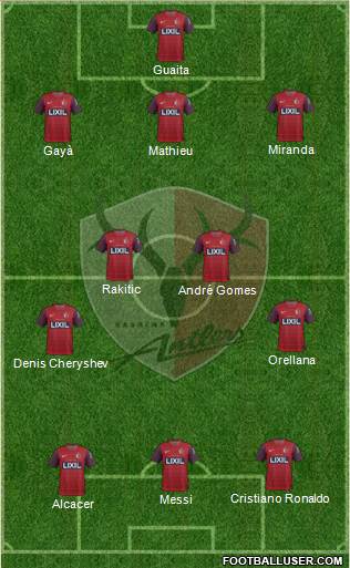 Kashima Antlers Formation 2014