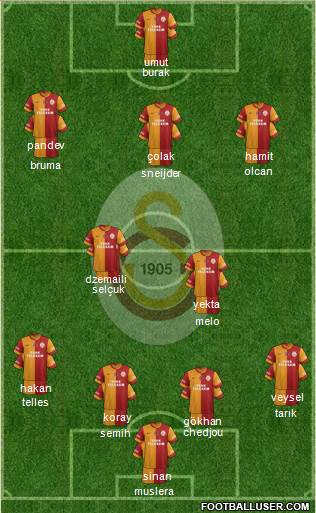 Galatasaray SK Formation 2014
