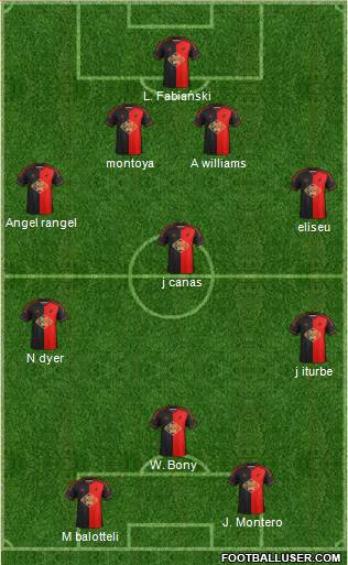 Swansea City Formation 2014