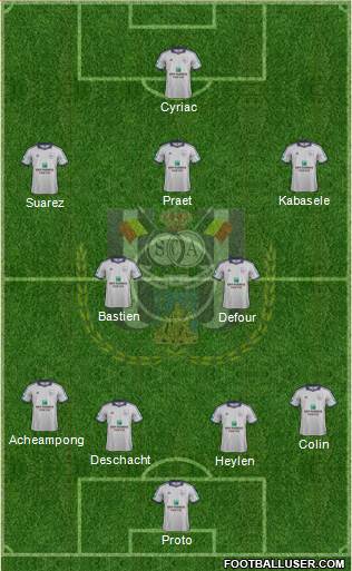 RSC Anderlecht Formation 2014