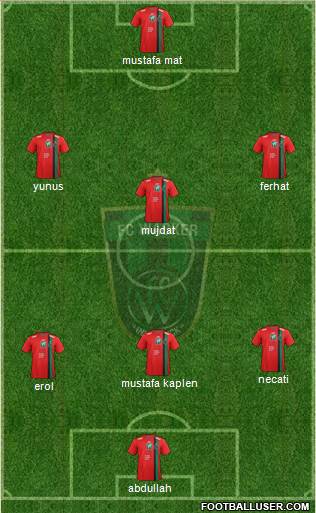 FC Wacker Innsbruck Formation 2014