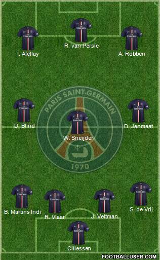 Paris Saint-Germain Formation 2014