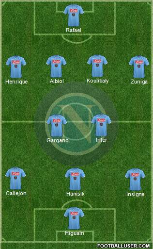 Napoli Formation 2014