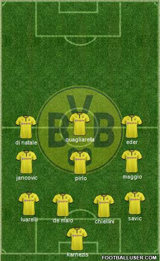 Borussia Dortmund Formation 2014
