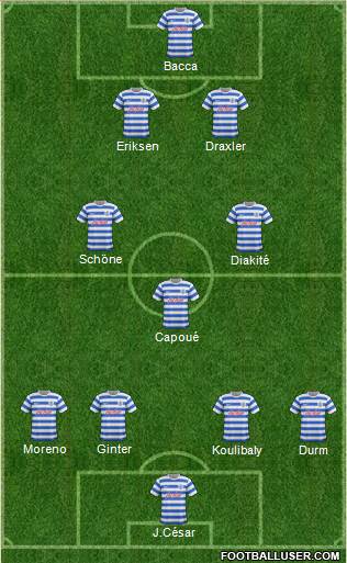 Queens Park Rangers Formation 2014