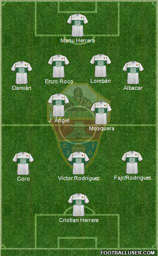 Elche C.F., S.A.D. Formation 2014
