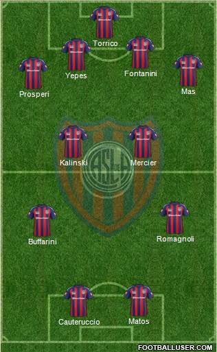 San Lorenzo de Almagro Formation 2014
