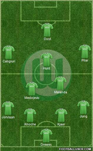 VfL Wolfsburg Formation 2014