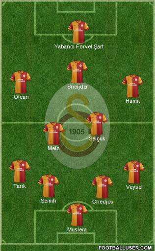 Galatasaray SK Formation 2014