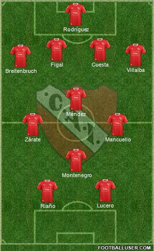 Independiente Formation 2014