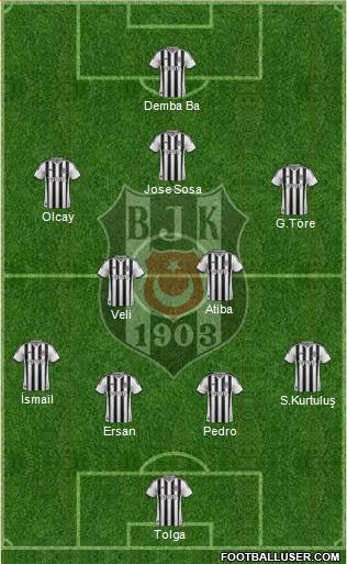 Besiktas JK Formation 2014