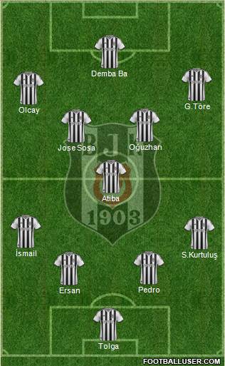 Besiktas JK Formation 2014