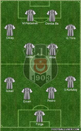 Besiktas JK Formation 2014