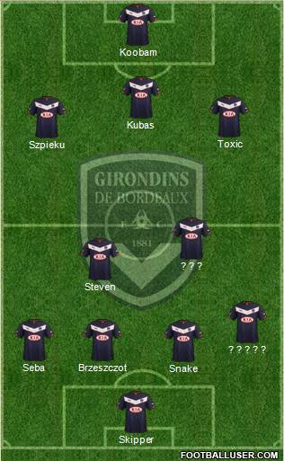 FC Girondins de Bordeaux Formation 2014