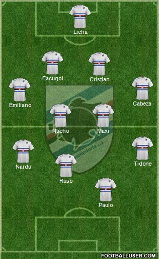 Sampdoria Formation 2014