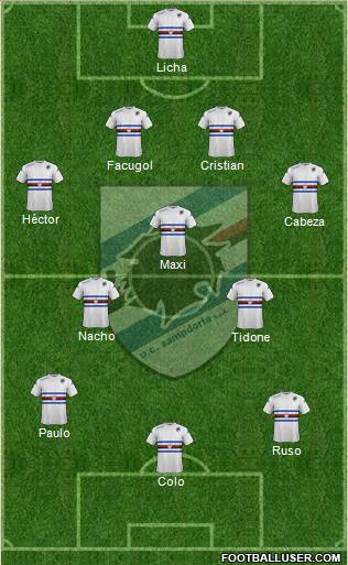 Sampdoria Formation 2014