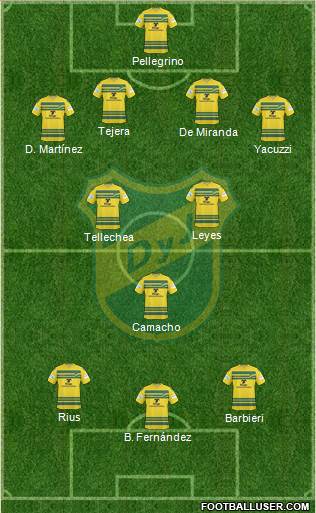 Defensa y Justicia Formation 2014