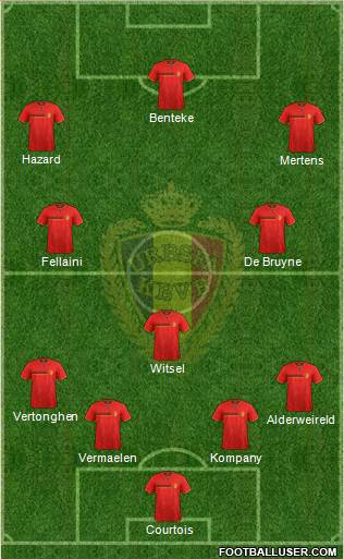 Belgium Formation 2014