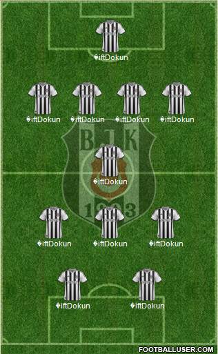Besiktas JK Formation 2014