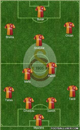 Galatasaray SK Formation 2014