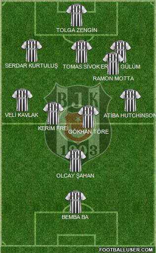 Besiktas JK Formation 2014