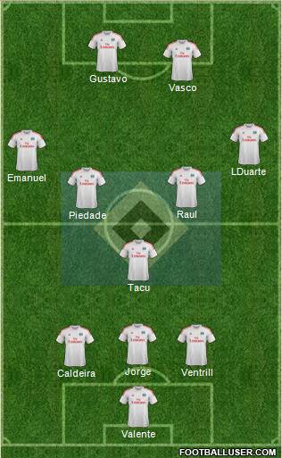 Hamburger SV Formation 2014