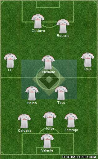 Hamburger SV Formation 2014