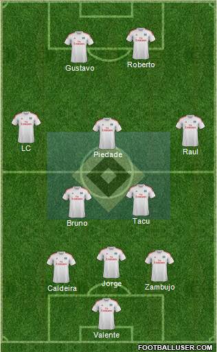 Hamburger SV Formation 2014