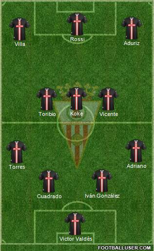 Algeciras C.F. football formation