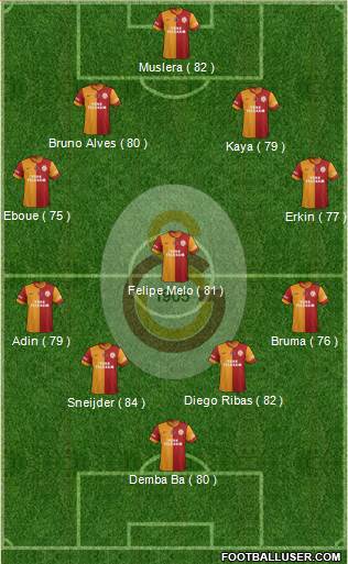 Galatasaray SK Formation 2014