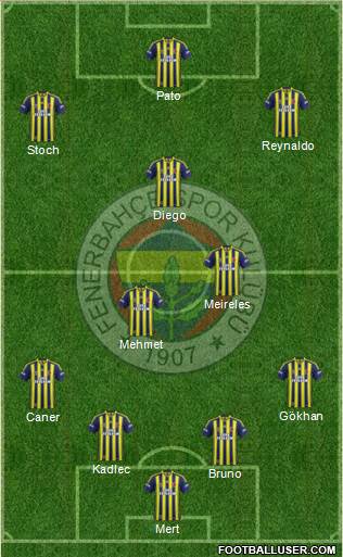 Fenerbahçe SK Formation 2014