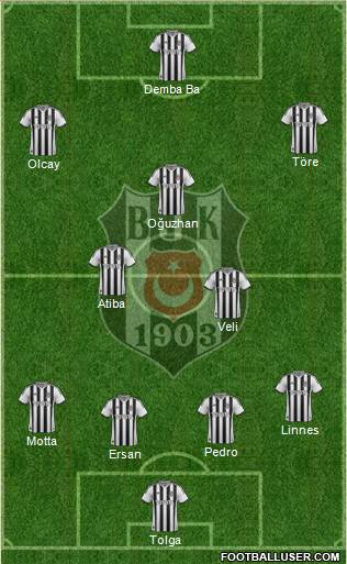 Besiktas JK Formation 2014