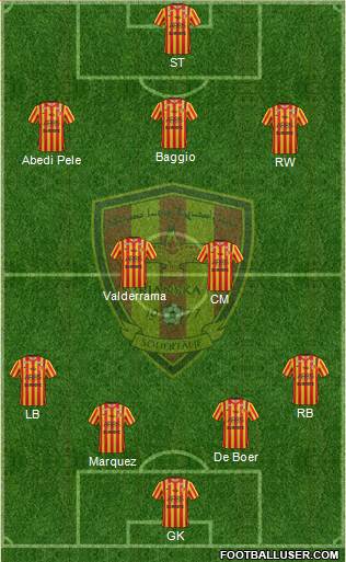 Syrianska FC Formation 2014
