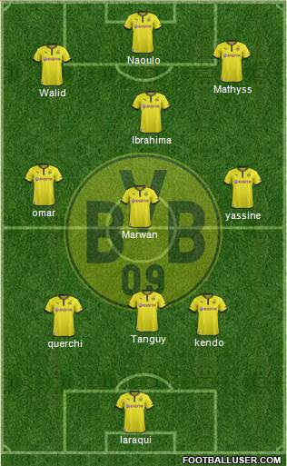 Borussia Dortmund Formation 2014