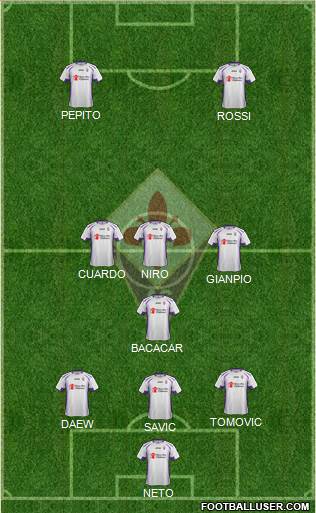 Fiorentina Formation 2014
