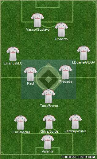 Hamburger SV Formation 2014