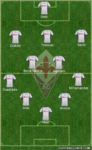 Fiorentina Formation 2014