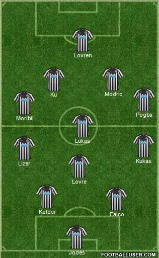 Newcastle United Formation 2014