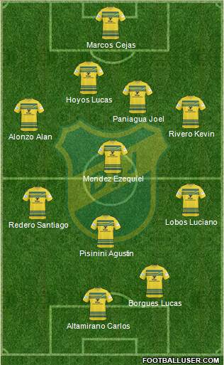 Defensa y Justicia Formation 2014